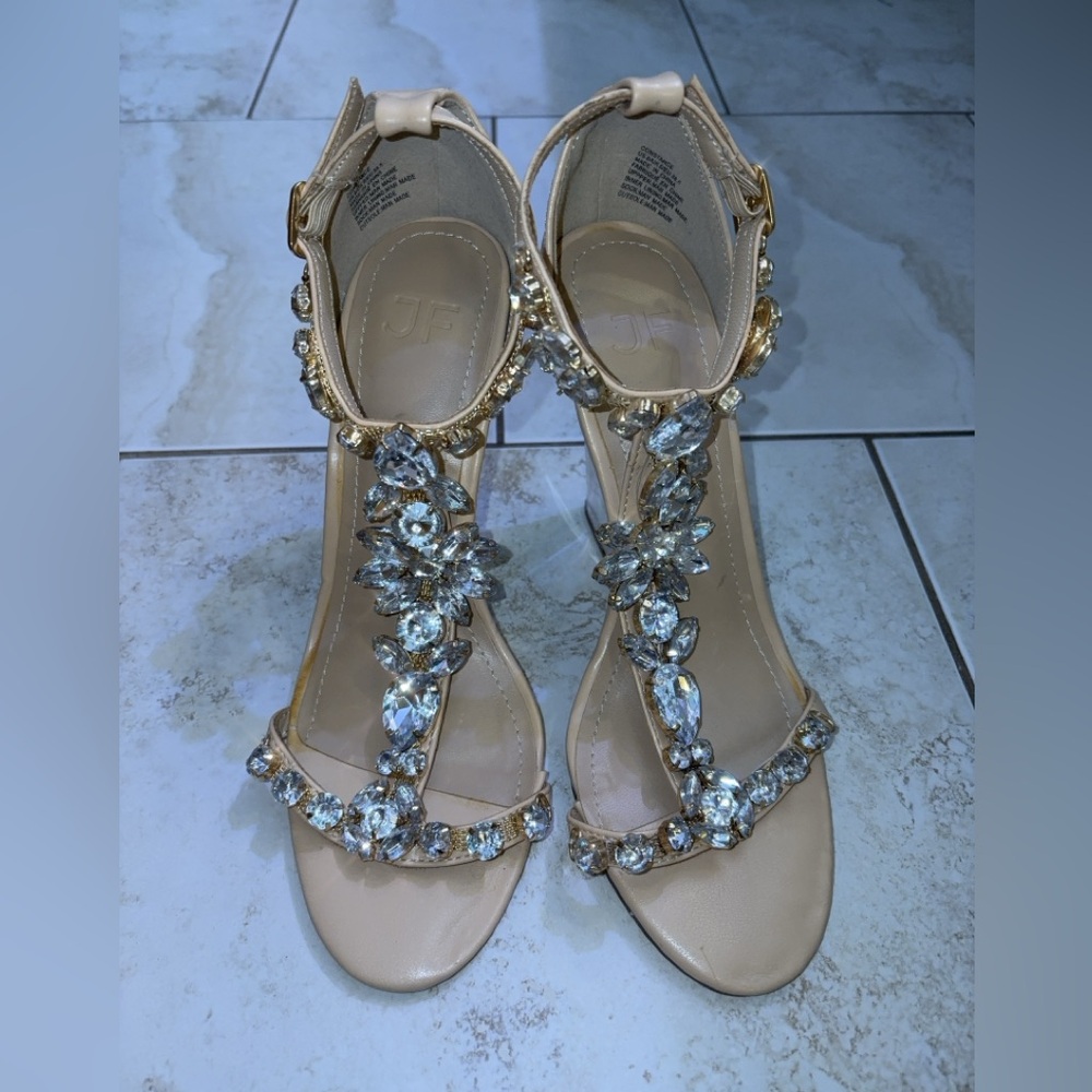 Stance Beige Sandals with Gold Accents